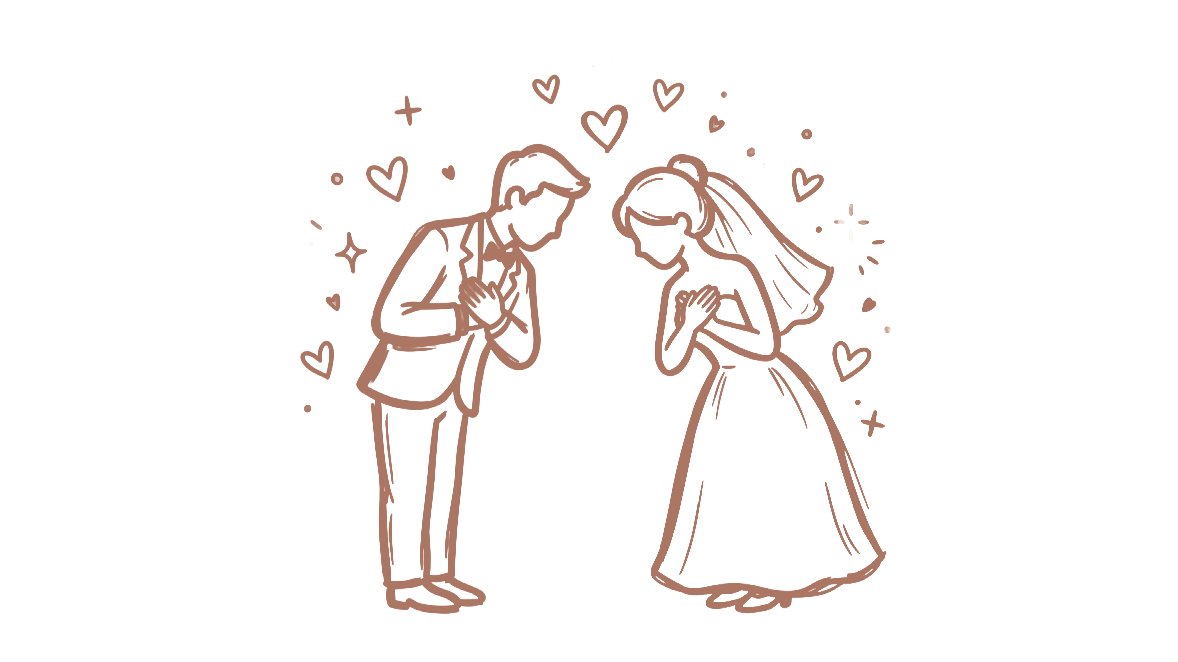 Agradecimiento de los novios